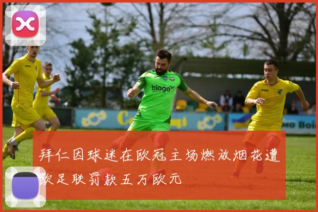 拜仁因球迷在欧冠主场燃放烟花遭欧足联罚款五万欧元